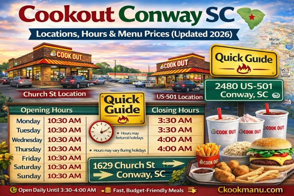 Cookout Conway SC