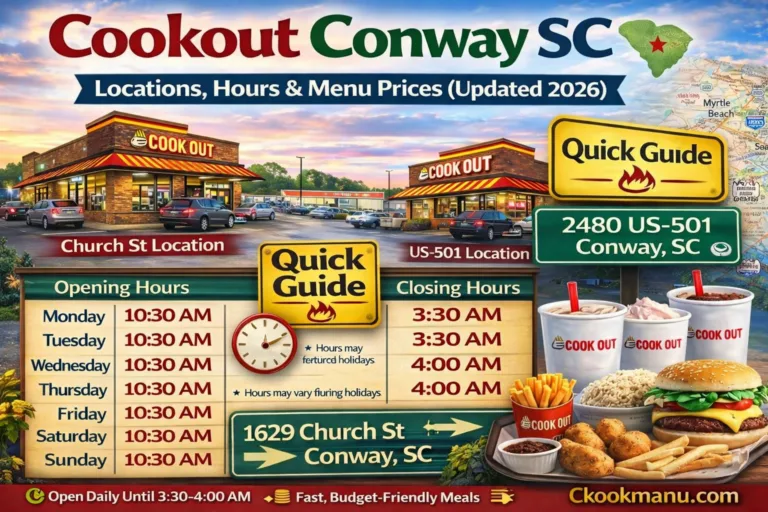 Cookout Conway SC