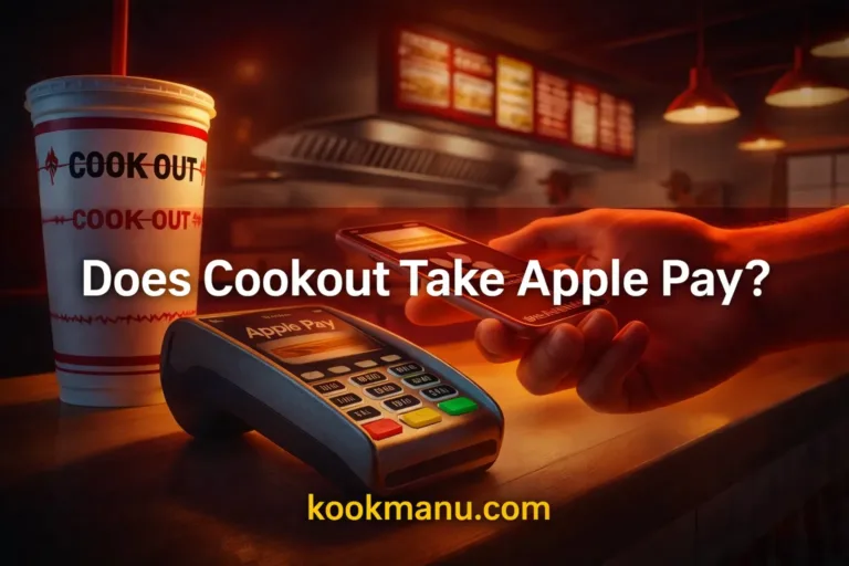 Does Cookout Take Apple Pay