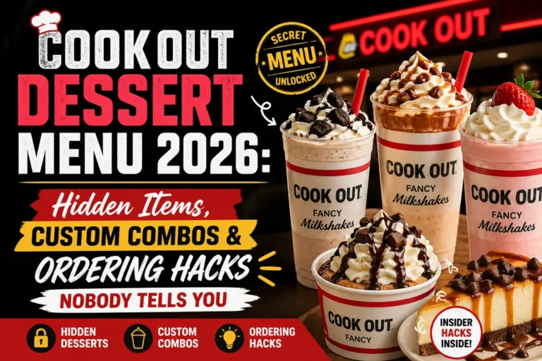 cookout desserts menu