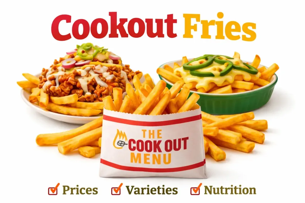 cookout fries and varieties